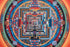 kalachakra mandala tibetan thangka painting
